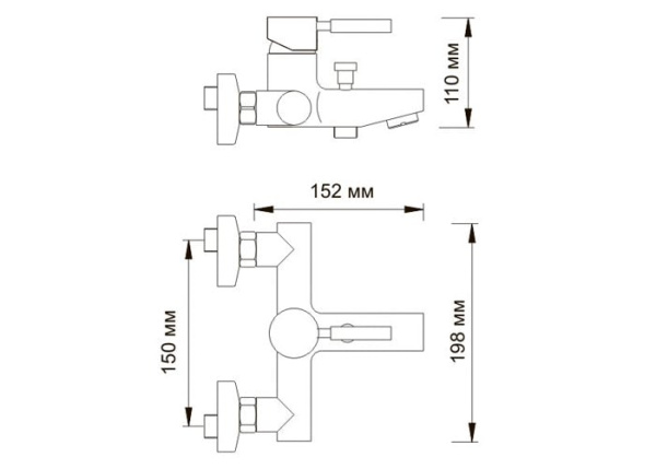 Смеситель для ванны WasserKRAFT Main 4101