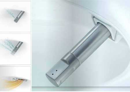 Подвесной унитаз Duravit DuraStyle 2542590000 безободковый с функцией биде