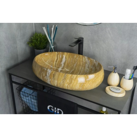 Раковина 59x40 см GID Stone Edition Mnc164