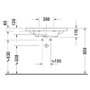 Раковина 78,5x40 см Duravit DuraStyle 2337780000