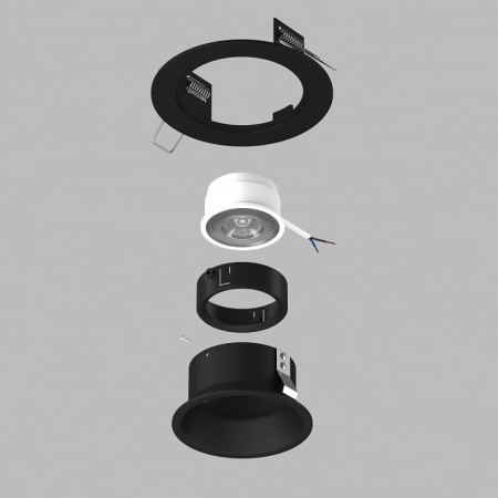 Встраиваемый светильник Lightstar Domino D61707BMOD