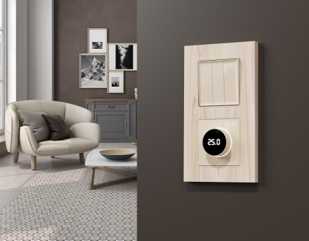 Накладка для терморегулятора электромеханического для теплого пола Ambrella Volt ALFA AP3058