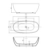 Акриловая ванна Vincea 186x88 VBT-405-1860