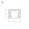 Профиль накладной Arlight SL-MINI 030522