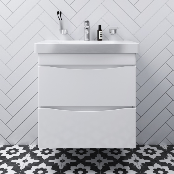 Тумба под раковину AM.PM Like M80FHX0652WG белый глянец