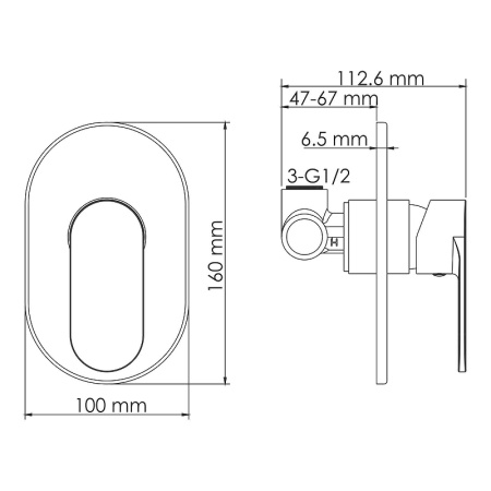 Смеситель для раковины WasserKRAFT Mindel A85593 белый матовый