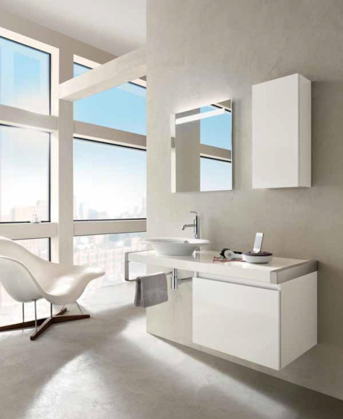 Шкаф-пенал Jacob Delafon Parallel EB513G-N18 белый блестящий