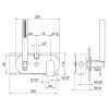 Смеситель для ванны Fantini Mare 51 02 E184B