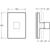 Переключатель Jacob Delafon Modulo E75413-CP