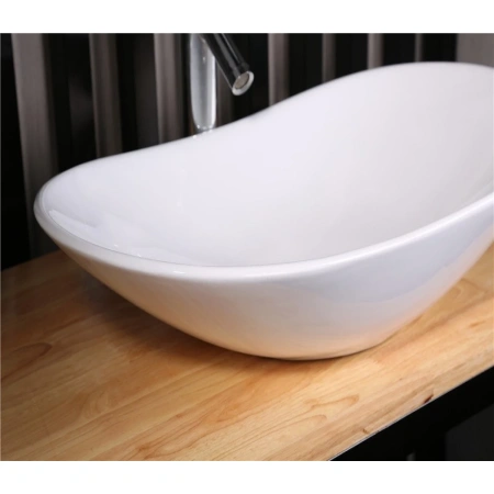 Раковина-чаша CeramaLux 7811A 61,5x36 см, накладная, белый