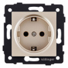 Розетка с заземлением, без рамки Kollinger  REA-002GD