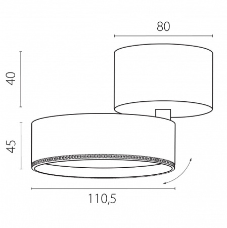 Спот Lightstar Alta Pro A5636SO