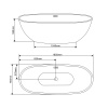 Акриловая ванна Vincea 165x75 VBT-509