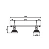 Полотенцедержатель Nicolazzi Impero 30 1483CR36