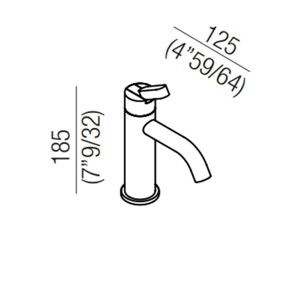 Смеситель для раковины Agape Square ARUB1083A