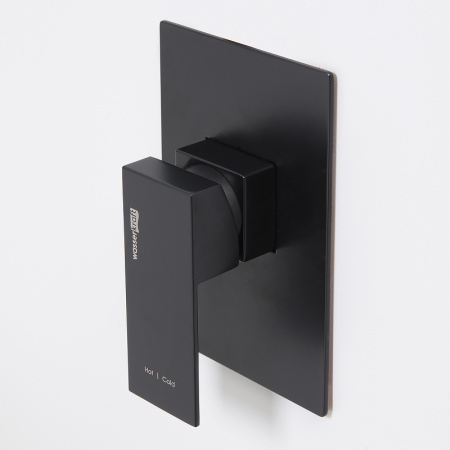 Гигиенический душ WasserKRAFT Abens A02041 со смесителем черный матовый