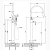 Смеситель для ванны Gessi Goccia 24978#031