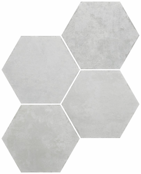 DURSTONE SIX Saona Керамогранит Blanco 23x27 глазурованный матовый