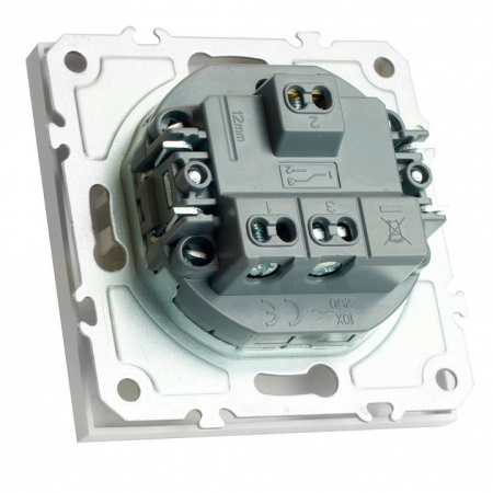 Переключатель одноклавишный без рамки Stekker Эмили 50232