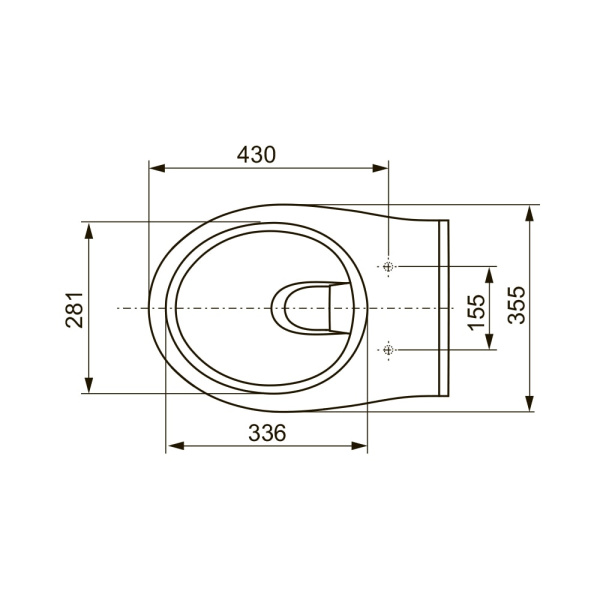 Подвесной унитаз TECE V04 9700004