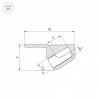Профиль накладной угловой внутренний Arlight SL-KANT 038208