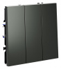 Выключатель трехклавишный без рамки Voltum S70 VLS030106