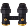 Узел нижнего подключения Royal Thermo прямой 1/2"х3/4" EK (черный)