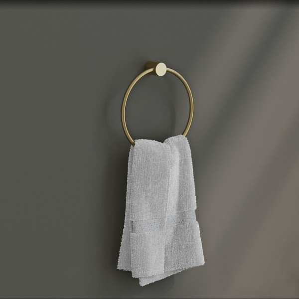 Полотенцедержатель Kludi Vela R 58978N0 брашированное золото