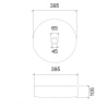 Раковина Abber Glas AK2301 прозрачная