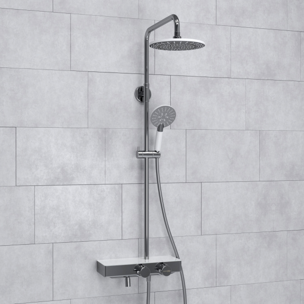 Душевая стойкап WasserKRAFT A113.067.058.CH Thermo