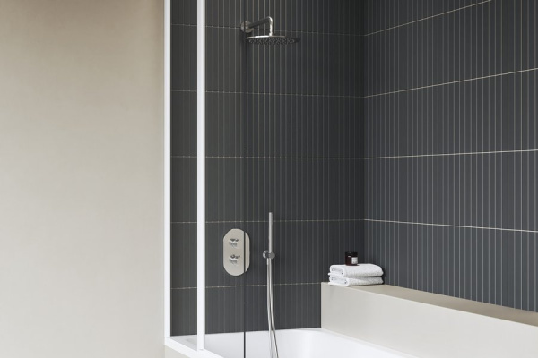 Верхний душ Ravak Chrome 250 985.20BLM X070518 черный матовый