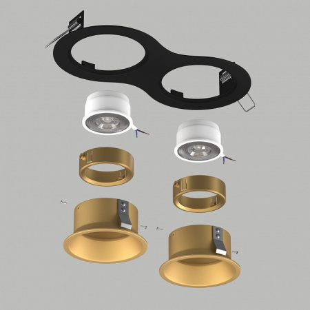 Встраиваемый светильник Lightstar Domino D6270303GMOD