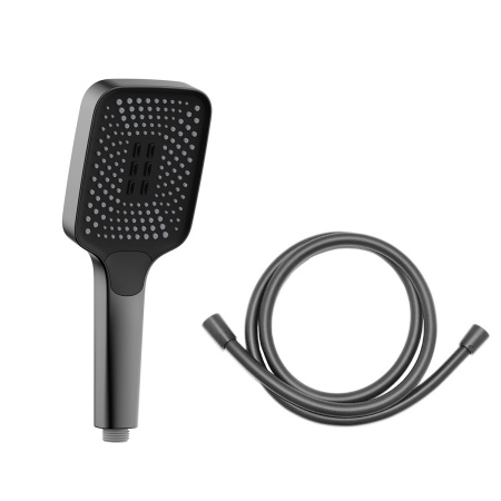 Душевой комплект Vincea VSFW-431T1RGM вороненная сталь