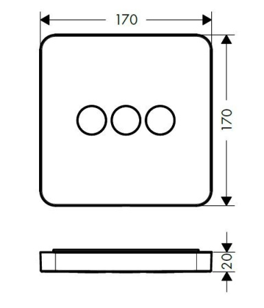Переключатель потоков Axor ShowerSelect 36773000