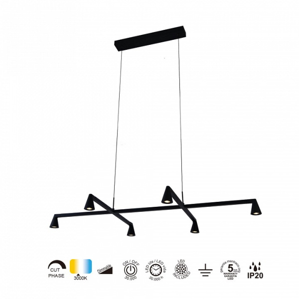 Подвесная люстра Mantra Africa 9409