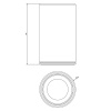 Стакан Gessi 316 54732#299 черный