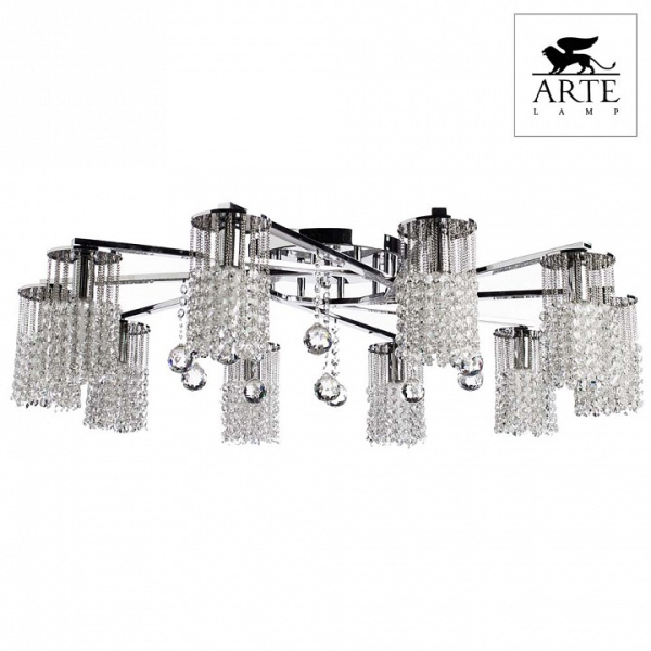 Потолочная люстра Arte Lamp Cascata A3028PL-10CC