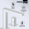 Смеситель для раковины WasserKRAFT Saale 9535 белый