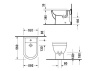 Биде напольное Duravit Strack 3 2230100000