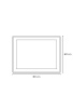 Зеркало Bagno Piu Fit 80X60 белое