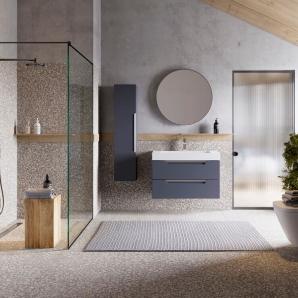 Тумба под раковину 90 Aqwella Cube CUB0109GR