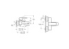 Смеситель для ванны Vitra Root Square A4273736EXP черный матовый