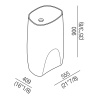 Раковина Agape Pear C 55 ACER0896MZ *0