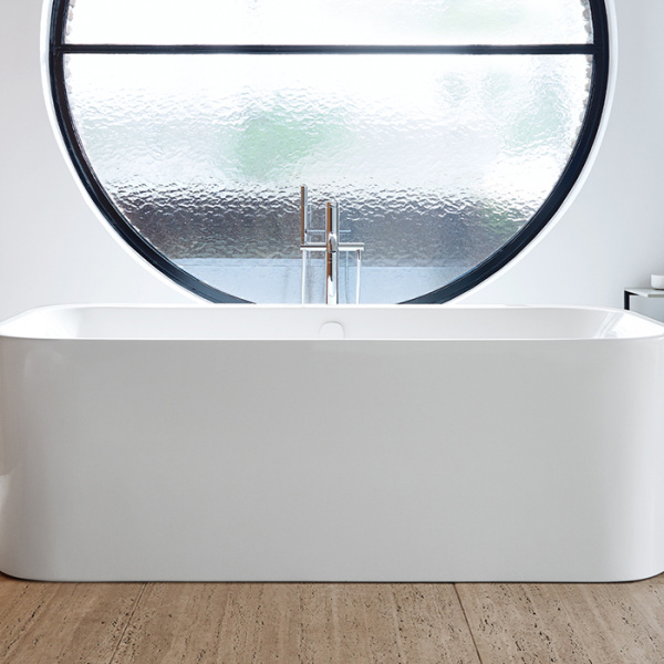 Ванна отдельностоящая Duravit Happy D2 Plus 180х80 700453000000000 c двумя наклонами для спины