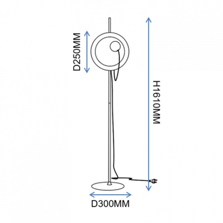 Торшер Imperiumloft MARGOTT White margott-fl01