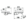 Смеситель для раковины Laufen Kartell 3.1133.7.004.120.1