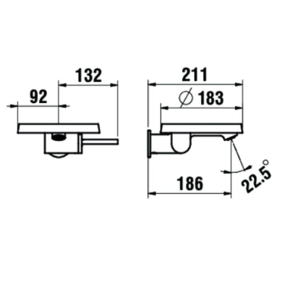 Смеситель для раковины Laufen Kartell 3.1133.7.004.120.1