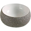 Раковина-чаша CeramaLux 78217 41x41 см, накладная, белый/серый