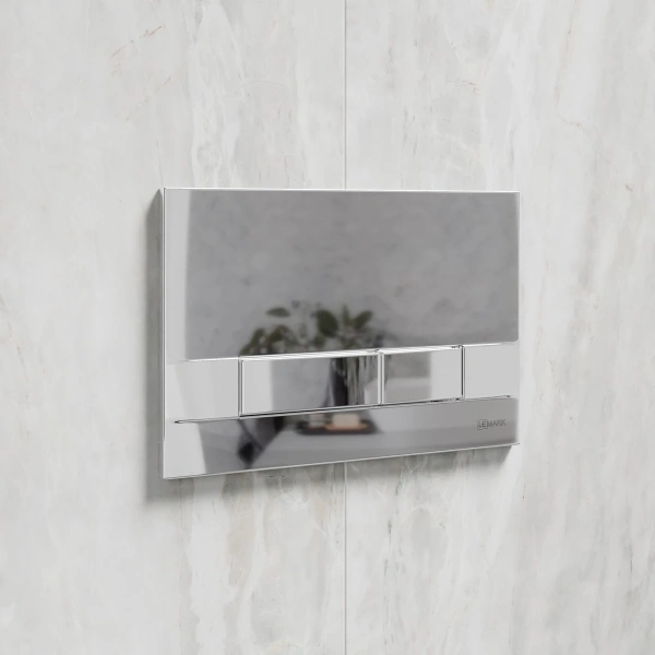 Инсталляция для унитаза Lemark Peneda Bit 9880110 с кнопкой смыва, хром