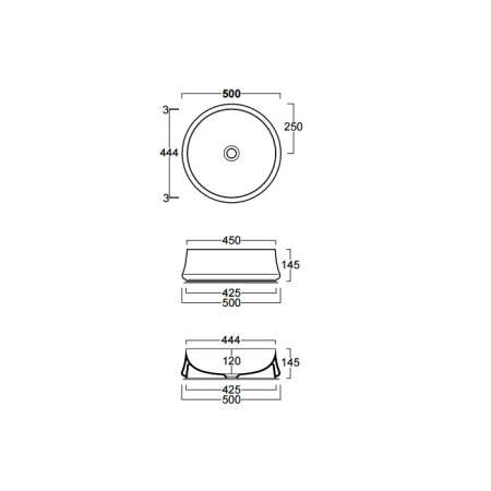 Раковина Simas Sharp 50 SH01bi*0